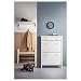 IKEA HEMNES zapatero con 2 compartimentos 89x30x127 cm blanco