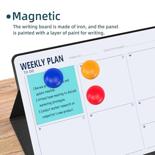 Dr Magnetic Quadro Magnético Semanal Para Apagar A Seco, Quadro Branco Para Planejador Semanal Portá