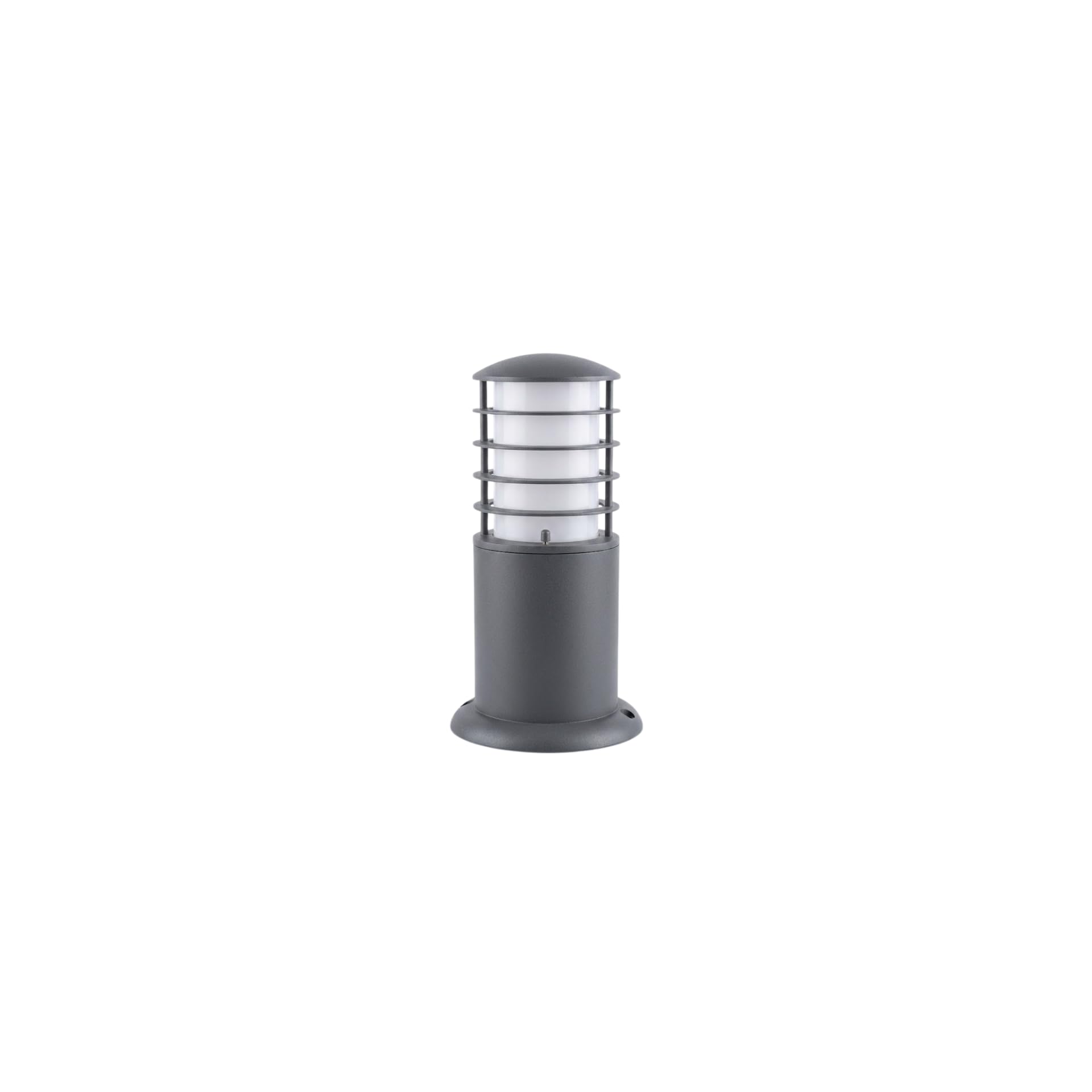ABBA AB-1051 Spiro Oval Bollard Light | E27 Holder Outdoor Pathway Lamp | IP54 Aluminium Die-Cast Garden Bollard | Opal PC Diffuser | Graphite Black Finish | 200mm Landscape Lighting-image-15