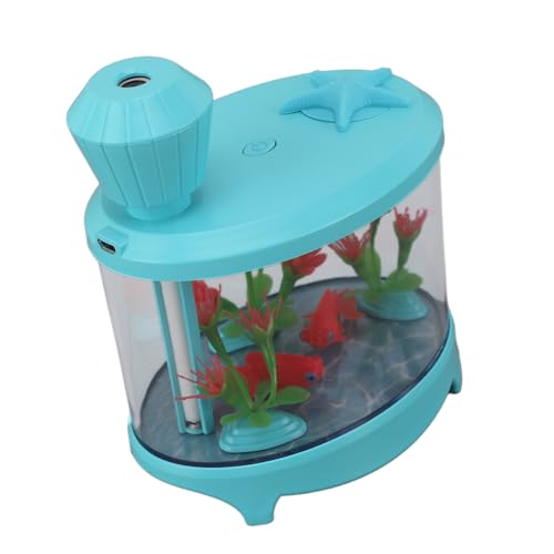 Humidificador micro paisaje mini ultrasónico USB azul miniatura 4