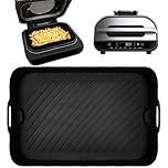 BYKITCHEN Silicone Air Fryer Liner for Ninja Foodi MAX Health Grill and Air Fryer [AG551UK][AG651UK][DG551UK], Large Airfryer Liners, Silicone Basket, Airfryer Accessories for Ninja Foodi Grill