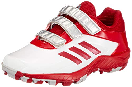 キッズスポーツシューズ ジャパントレーナー AC 50 男の子 女の子 19~24.5cm EPC55 クリスタルホワイト/パワーレッド/シルバーメタリック 22.0 cm