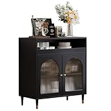 Buffet multifonctionnel : Ce buffet s'intègre parfaitement à différents espaces de vie : il peut servir de buffet dans la salle à manger, de meuble TV dans le salon, de meuble d'entrée ou encore de meuble de rangement for dossiers dans le bureau.