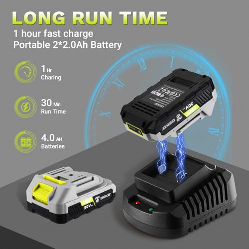 image for Electric Leaf Blower Cordless 18000RPM: DEKOPRO Blowers for Lawn Care 