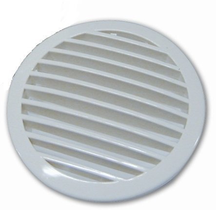Replacement Boat Parts 3" White Domed Blower Vent Grill
