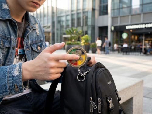 Image of Premium Metal Anime Spinner Keychain | 360 Rotating Fidget Keyring for Bike, Car & Bags | Japanese Manga & Cosplay Action Hero Designs | Pack of 1