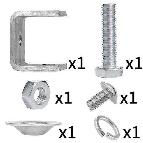 Wmaztool C CLAMPS-001 Stainless Steel Small C Clamp Set, 1 Inch Heavy Duty Metal C-Clamp thumb #3