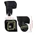 BQLZR 9.1cmx9.7x4.9cm Negro Izquierda y Derecha Lightweigt Ruedas de Equipaje Accesorios para...
