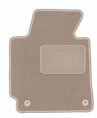 Alfombra beige de conductor para Hyundai Elantra V Coupe y Sedan entre 2010 y 2016