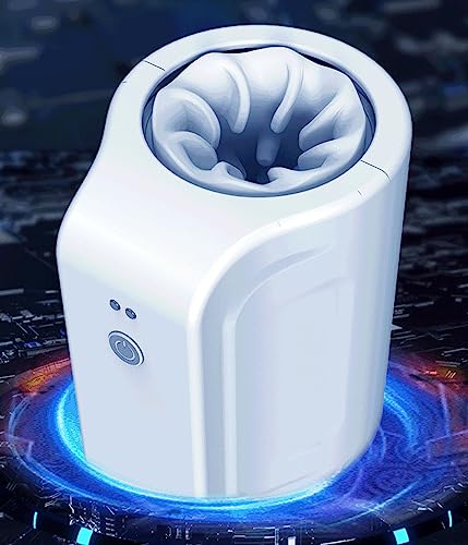 SciAza Equipo de Entrenamiento eléctrico Flexible con Interior Texturizado, función de Ajuste de frecuencia múltiple, Resistente al Agua y Suave