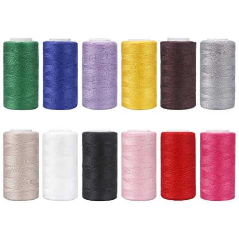 Beayuer 12 Colour Polyester Sewing Thread Set Cover