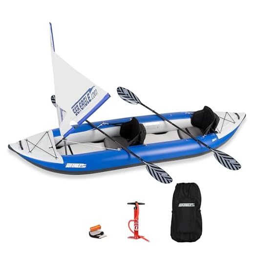 Sea Eagle 380x Inflatable Explorer Kayak QuikSail Package