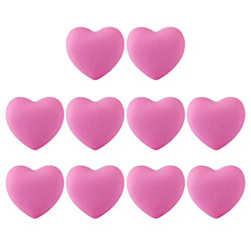 iVansa Pomelli Mobili per Bambini, 10 Pezzi Forma di Cuore Maniglie per Armadio, Cassetto, Bagno, Decorazione per la Cameretta dei Bambini