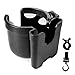 Portavasos para Manillar de Silla de Paseo, 2 en 1 con Caja de Almacenamiento para Teléfono Portavasos Carrito Bebe Universal Ajustable 360 Grados de Rotación con una Gancho