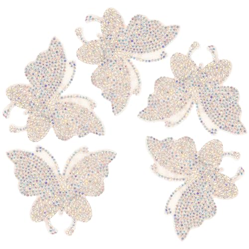 jojofuny 5 Piezas Pegatinas Adhesivas de Decoración Ropa Brillante de Usar y Durable Mujeres