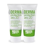 Derma Health - Derma Protection Zinc 20 Crema Emolliente e Protettiva all'ossido di zinco (20%) - 200 ml (Set da 2 pezzi)