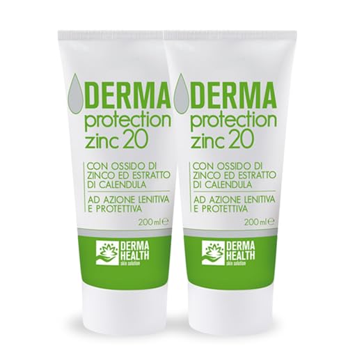 Derma Health - Derma Protection Zinc 20 Soothing and Protective Cream Zinc Oxide (20%) - 200ml - x2 Derma Health - Derma Protection Zinc 20 Soothing and Protective Cream Zinc Oxide (20%) - 200ml - x2