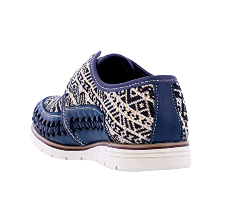 Cowboy Professional Mens 86 Blue Authentic Mexican Leather Huaraches Lace Up Sandals3