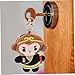 Imagen de SUPVOX Muñeca de Peluche Goku Negra Juguete Adorable para Niñas Decoración de Hogar Almohada de Felpa para Colección Infantil