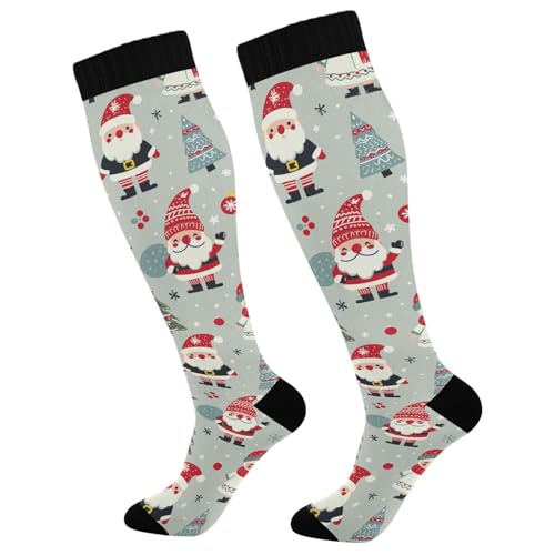 Image of Compression Socks for Women & Men, Knee High Socks for Circulation Medical Running Athletic Nurse Travel