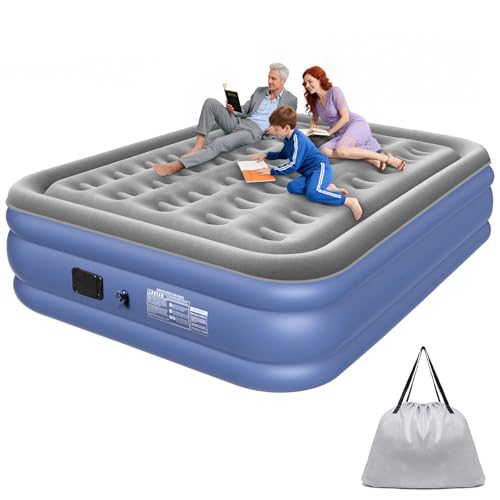 La Mejor Selección de Camas hinchables , tabla con los diez mejores. 41 HEEDU Colchón Inflables Matrimonial con Bomba de Aire Eléctrica Recargable Incorporada, Inflado y Desinflado Rápido de 3 Minutos, Colchon Inflable para Hogar, Viajes y Camping