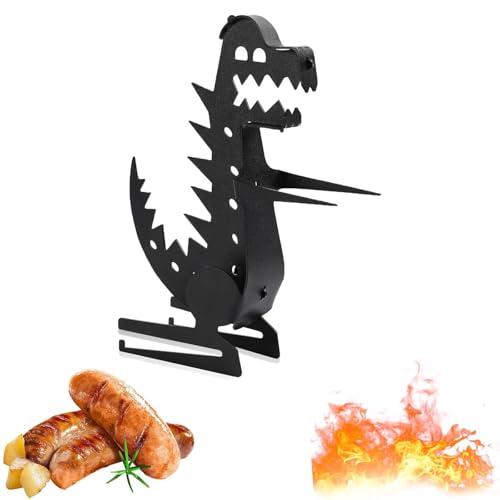 Funny Dinosaur Hot Dog Holder & Roller for Grilling