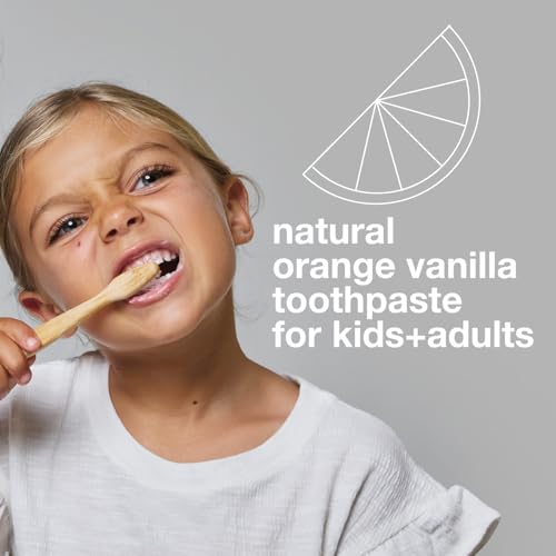 Image of Davids Kids & Adults Fluoride Free Whitening Orange Vanilla 5.25oz