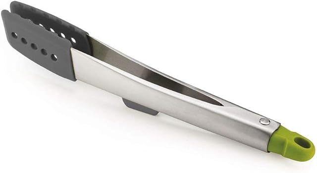 Joseph Joseph 10162 12 inch Elevate Stainless Steel Tongs- Grey / Green