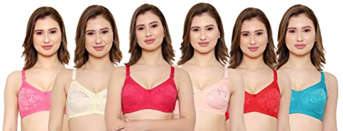 Image of Women Net Non-Padded Wire Free Regular Bra