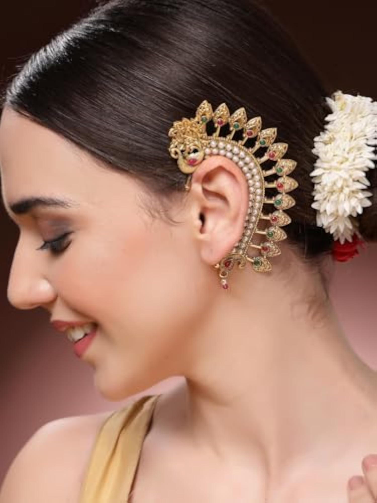 Women's Stylish Traditional Fancy Ear Cuff Earrings, Unique Design