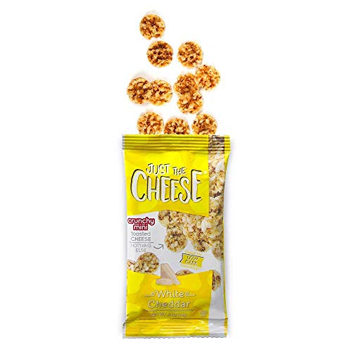 Just the Cheese Minis, Crunchy Baked Cheese, High Protein Snack, Low Carb Gluten