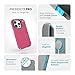 Speck iPhone 15 Pro Case - Built for MagSafe, Drop Protection - Scratch Resistant, Soft Touch, 6.1 Inch Phone Case - Presidio2 Pro Digital Pink/Blossom Pink/White