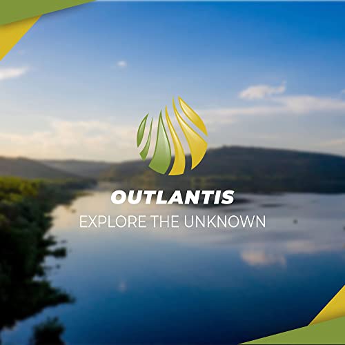 Outlantis 6Ft American Cast Net Saltwater Freshwater + Professional Storage Bag + E-Book & Instructions - 3/8Inch Monofilament Mesh - Fishing Net - Cast Nets For Fishing - Casting Nets For Baitfish #TOP6