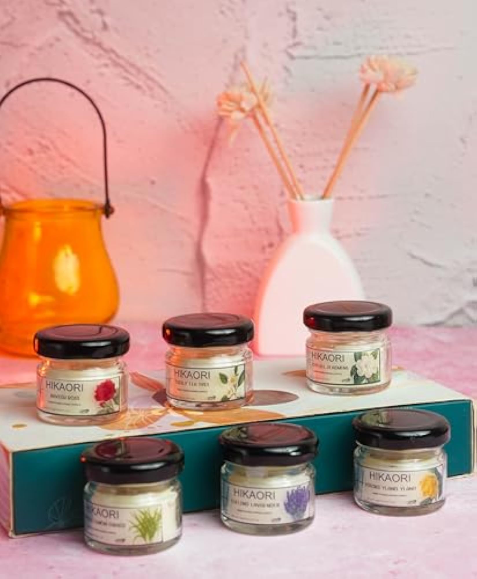 HIKAORI Scented Candles Gift Set, Highly Fragranced
