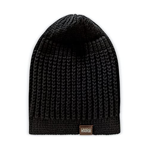 Candid Signature Apparel Skull Cap Kufi Beanies For Men & Women - 100% Cotton Skully, Running Cap & Helmet Liner, Checkered (Black) #TOP6