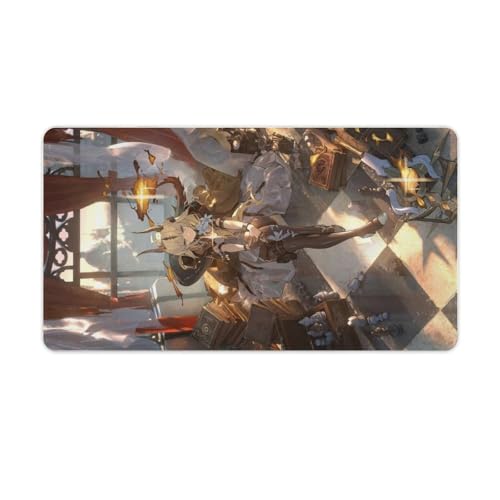アークナイツ マウスパッド 大型 ゲーミング 滑り止め 防水 デスクマット 超大型 デスクパット パソコンマット ゲーミ 可愛い 大判 装飾 マウス対応 耐久性 滑り止め おしゃれ 大きいサイズ プレゼント 贈り物 40X75cm