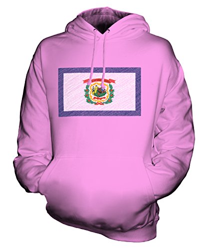 Sweat pull à capuche homme femme Virginie-Occidentale pour l'hiver