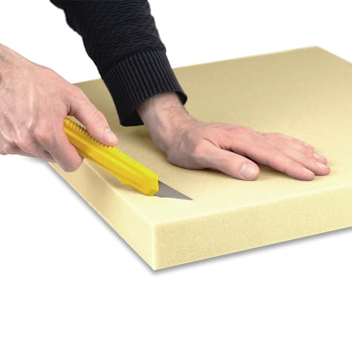 SEEBAUER living Schaumstoff VISCO RG 50/30 (Sehr weich) Memory-Schaum Topper Matratze (50 x 50 x 2 cm)
