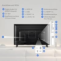 MEDION 59,8 cm (24 Zoll) HD Fernseher (Android TV, Smart TV, HDR, Prime Video, PVR, Bluetooth, MD 824100) – Ansicht 6