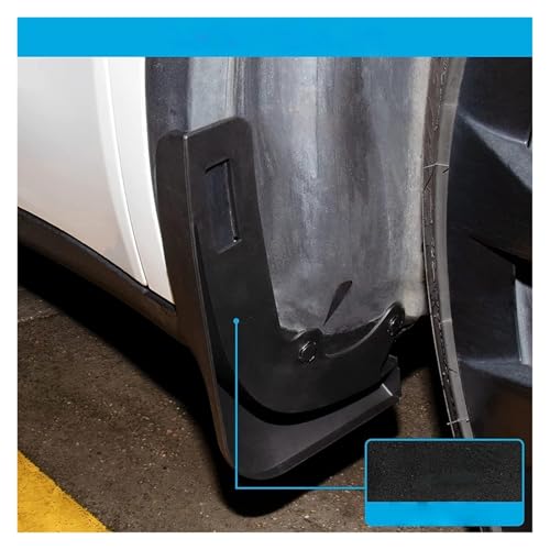 Garde-boue pour Tesla Model Y 2020-2024 accessoire auto mat noir