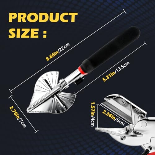 Miter Shears with 12 Blades