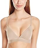 DKNY Women's Classic Cotton Bralet, Cashmere, Small