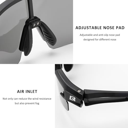 Image of ROCKBROS Polarized Sunglasses for Men Women UV Protection Cycling Sunglasses Sport Glasses