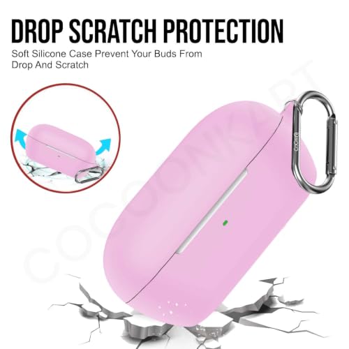 Image of Soft Silicone Case Cover for Sonyy WF-C710N | C710NSA -Pink