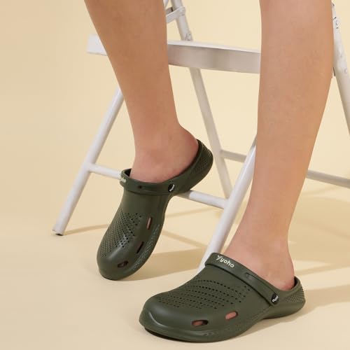 Image of YOHO Classic Clogs for Men | Cushioned Footwear | Lightweight | Waterproof l Stylish