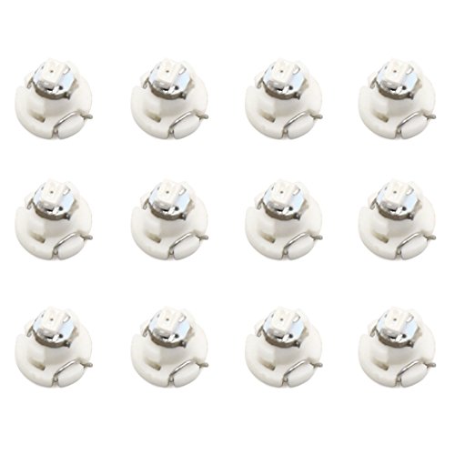 uxcell 12pcs 12V T3 LED azul para auto miniatura 1