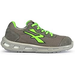 Zapatos De Seguridad Green Safety U-Power Red Lion® Summer, Safety Shoes, cómodos, ligeros, antipinchazos, unisex, suela Bast, inserto Infinergy, con puntera de aluminio- Green 43