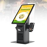 【Nombreuses applications】Sa structure en acier robuste est conçue pour les espaces commerciaux à fort trafic. Idéale pour les restaurants, les commerces de détail, les hôpitaux, les hôtels et les magasins en libre-service, elle optimise le flux de clients grâce à une interaction efficace entre la commande et l'affichage dynamique.