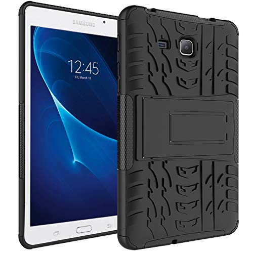 Verco Funda para Samsung Galaxy Tab A 7.0 Pulgadas 2016, Carcasa a Prueba de Golpes, Resistente a los Impactos Funda [T280/T285], Negro
