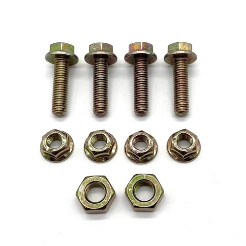 Region Offroad Front Shock Bolts Compatible with Jeep Wrangler TJ Cherokee XJ Comanche MJ Grand Cherokee ZJ WJ